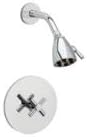 Phylrich DPB3134TO_OEB - Basic Cross Handles Pressure Balance Shower Set, Trim Only