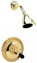 Phylrich PB3274TO_025 - Regent Pressure Balance Shower Set, Trim Only, Black Onyx Handle
