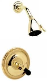 Phylrich PB3274TO_026 - Regent Pressure Balance Shower Set, Trim Only, Black Onyx Handle