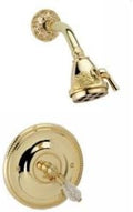 Phylrich PB3183TO_11B - Swan Pressure Balance Shower Set, Trim Only