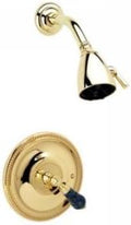 Phylrich PB3272TO_OEB - Regent Pressure Balance Shower Set, Trim Only, Bleu Sodalite Handle