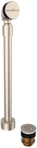Victoria+Albert Freestanding Bathtub Drain Kit For Sub-Floor Installation Box in Brushed Nickel