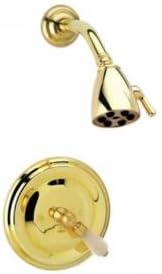 Phylrich PB3273TO_15A - Regent Pressure Balance Shower Set, Trim Only, Pink Onyx Handle
