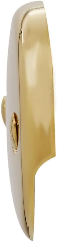 Westbrass D93K-01 Universal Fine or Coarse Thread Replacement Bathtub Tip-Toe Drain Plug with 2-Hole Faceplate, Polished Brass (50-Pack)