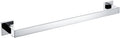 Heavy-Duty Chrome Bathroom Hardware - Towel Bar, Toilet Paper, Robe Hook - Polished Accessories Bathroom, Kitchen, More(Single Towel Bar)