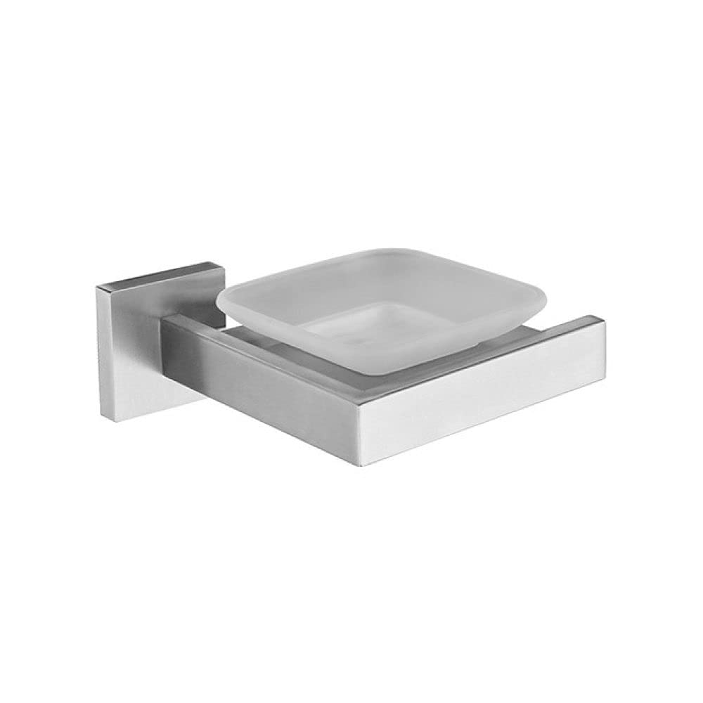 Heavy-Duty Brushed Towel Rack Toilet Paper - Rust-Proof Bathroom Accessories(Soap Dish)