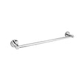 Polished Chrome Bathroom Accessories - Towel Rack, Soap Dish, Toilet Brush & Robe Hook - Modern Wall-Mounted Restrooms(Single Towel Bar)