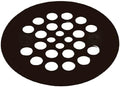 Westbrass D3193-100-12 4-1/4' OD Brass Shower Strainer Grid Drain Cover, Oil Rubbed Bronze (100-Pack)