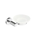 Polished Chrome Bathroom Accessories - Towel Rack, Soap Dish, Toilet Brush & Robe Hook - Modern Wall-Mounted Restrooms(Soap Dish B)