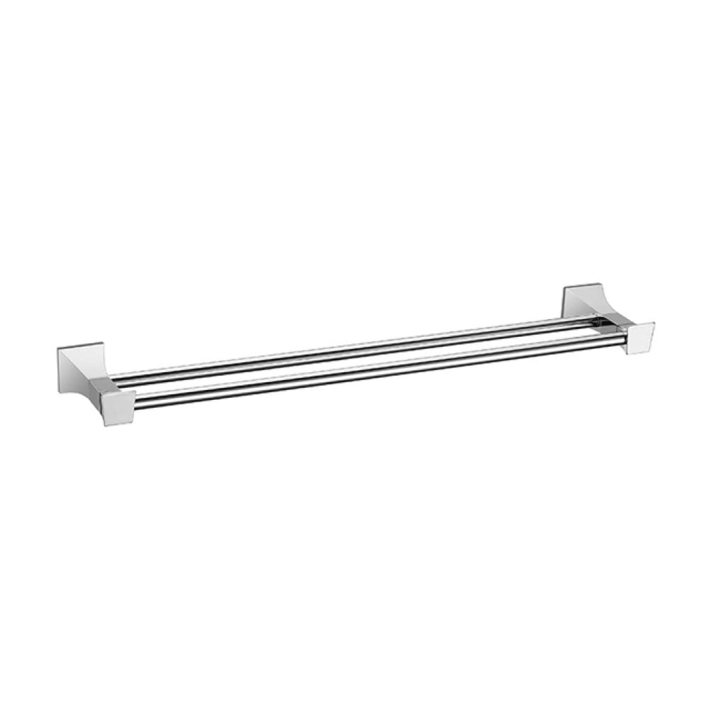 304 Chrome Bathroom Accessories - Wall-Mounted Towel Bar, Paper Hook, Glass Shelf(Ba0020cp-86)