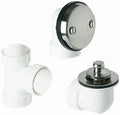 BDWPLTA/GPB Economy Lift and Turn Tub Drain Set for Abs Pipe Finish: Polished Gold