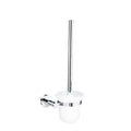 Polished Chrome Bathroom Accessories - Towel Rack, Soap Dish, Toilet Brush & Robe Hook - Modern Wall-Mounted Restrooms(Toilet Brush Holder)