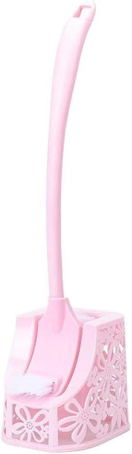 ESHINEDE Brush Toilet Brush Toilet Brush Plastic Toilet Brush & Holder Holder for Bathroom Toilet Long Handle Toilet Brush Set Loo Brush(Green)