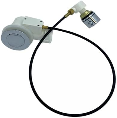 Pedicure Spa Parts REPLACEMENT Sprayer Head/3-way Faucet Mixer/Overflow Kit/P-Trap/Stopper/Spa Led Light/Power Control/Air Button/UPC Hot Cold Hose/Drain Pump (Silver - OVERFLOW Kit)