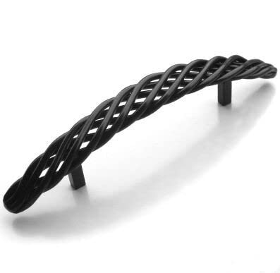 96mm Black Kit Cabinet Drawer Handle Black Birdcage Dresser Cupboard Wardrobe Furniture Hardware Decoration Handle Pull Knob