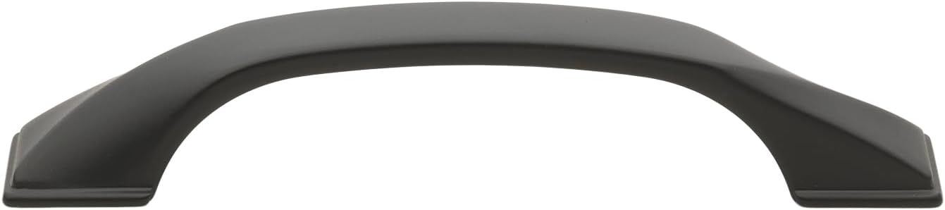GlideRite 3-3/4 in. (96mm) Center to Center Twisted Bar Pull, Matte Black - 4841-128 (50 Pack)