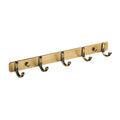 Antique Brass Bathroom Accessories - Wall-Mounted Towel Bar, Cup Holders, Hairdryer Rack, Tissue Roll & Soap Dish(Abs-007)