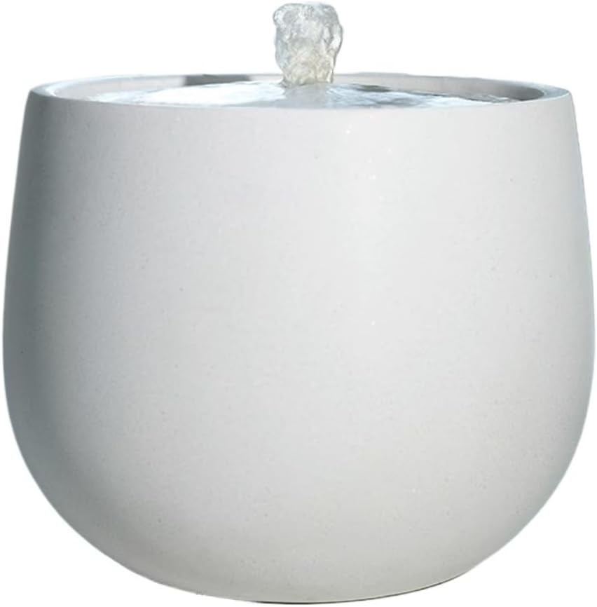 Tabletop Fountain Decoration Fountain Circulation Water System Modern And Simple Water View Porch Decoration Living Room Bedroom Office Desktop Decoration Tabletop Water Fountain ( Color : White )