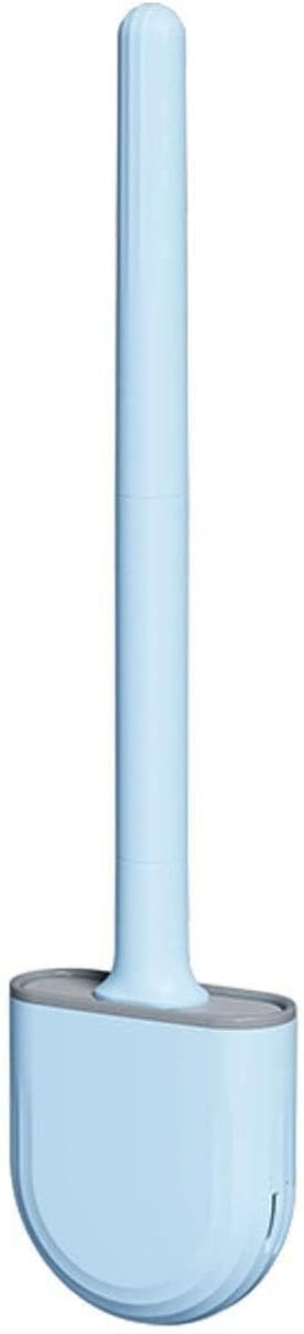ESHINEDE Brush Toilet Brush Toilet Brush and Holder Set, Bathroom Toilet Brush and Holder,Wall Mounted,Toilet Bowl Cleaner Brush,Quick-Drying,Toilet Brush Set,for Bathroom Cleaning(Beige)