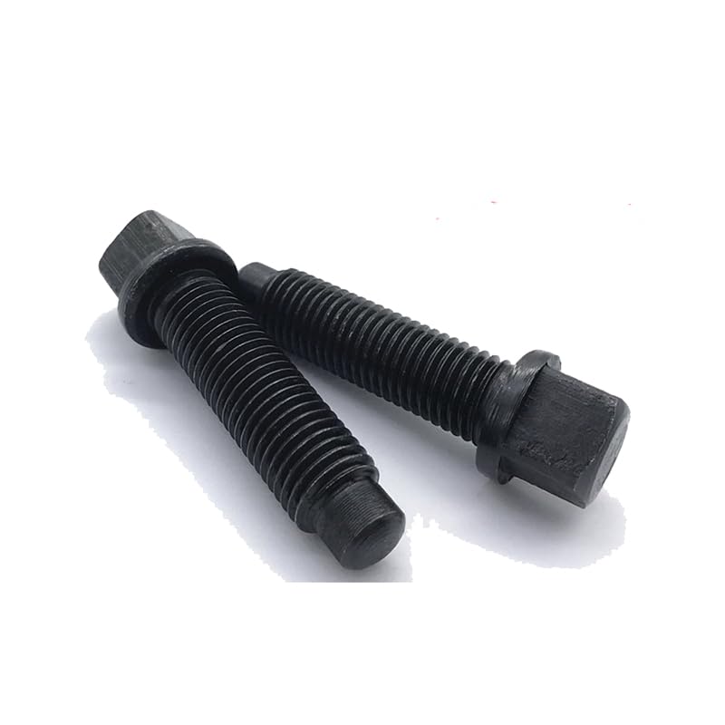 M8/16/12/20 Carbon Steel Tool Holder Screws Square Head End Set Screw Bolts Knife Table Wire(M24-70mm(10pcs))