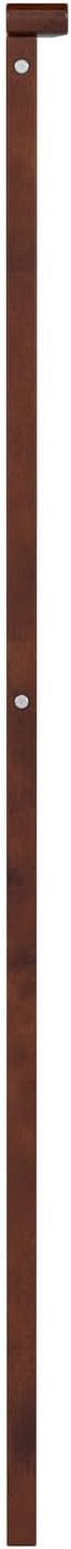 AFI, Nantucket Queen Solid Wood Panel Headboard, Walnut