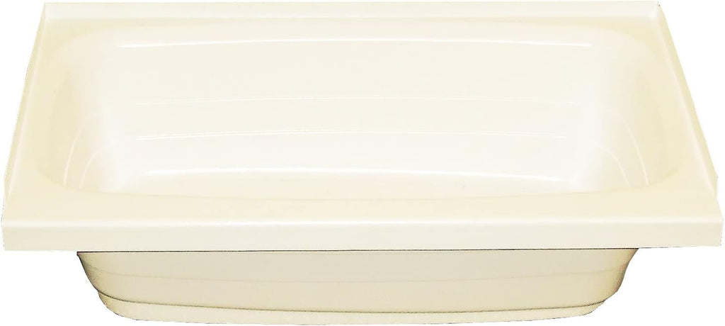 Lippert Replacement 24' x 36' Parchment Bathtub with Right Drain, Scratch-Resistant ABS Acrylic for RVs, Travel Trailers, 5th Wheels, Motorhomes - P2436RHSPK