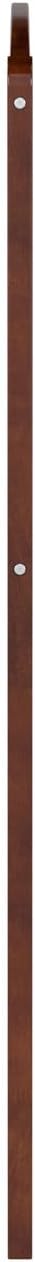 AFI, Richmond Slatted King Solid Wood Headboard, Walnut
