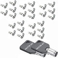 Master Key Lock Tubular Cam Lock 90 Degree Keyed Different Lock w/Master Key 2400MK (25)