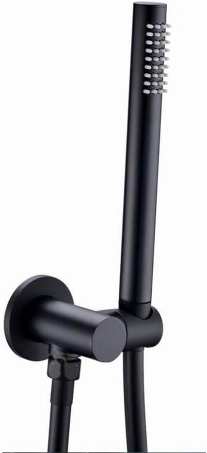 Bathtub faucets and Shower Heads Shower Set Mixer Valve 2 Function Bathtub Mixer Taps Hot and Cold Wall Mounted Bathroom Shower Faucet with Hand Shower,Black