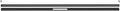 Schluter Kerdi-Line-Vario Linear Shower Drain Kit - Ideal for Modern Bathroom Renovations - 48' Stainless Steel Channel, D3-Square, Matte Black - KLVRID3MGS122