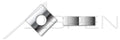 (1000 pcs) M3-0.5, DIN 562, Metric, Square Jam Thin Nuts, A4 Stainless Steel
