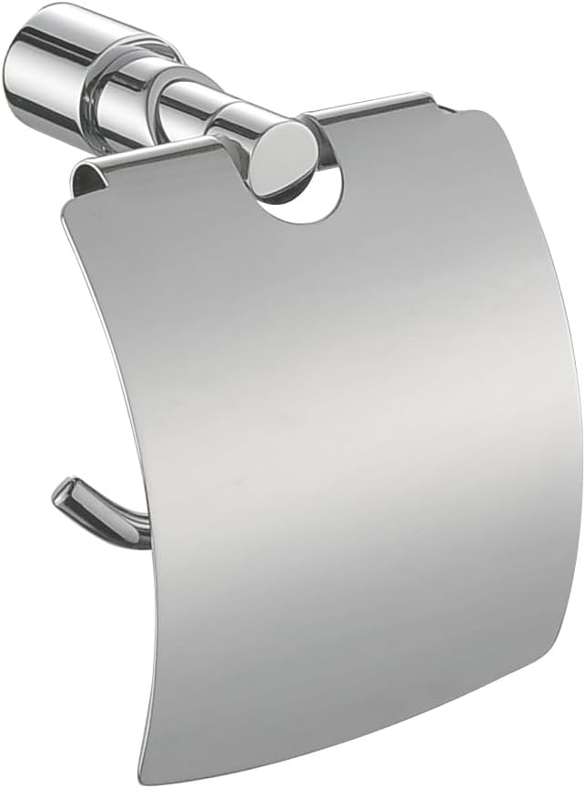 HomeStock Chrome Bathroom Accessories Set - 6 Piece Polished Chrome Bath Set