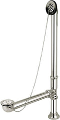 Kingston Brass CC2096 Clawfoot Tub Drain, Polished Nickel