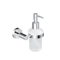 Polished Chrome Bathroom Accessories - Towel Rack, Soap Dish, Toilet Brush & Robe Hook - Modern Wall-Mounted Restrooms(Soap Dispenser)