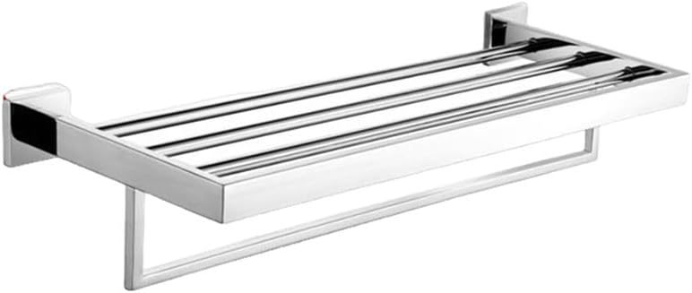 Modern Stainless Steel Bathroom Hardware Set Mirror Chrome Polished Towel Rack Toilet Paper Holder Towel Bar and Hook Stylish Bathroom Accessories for a Complete Look,