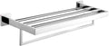 Modern Stainless Steel Bathroom Hardware Set Mirror Chrome Polished Towel Rack Toilet Paper Holder Towel Bar and Hook Stylish Bathroom Accessories for a Complete Look,