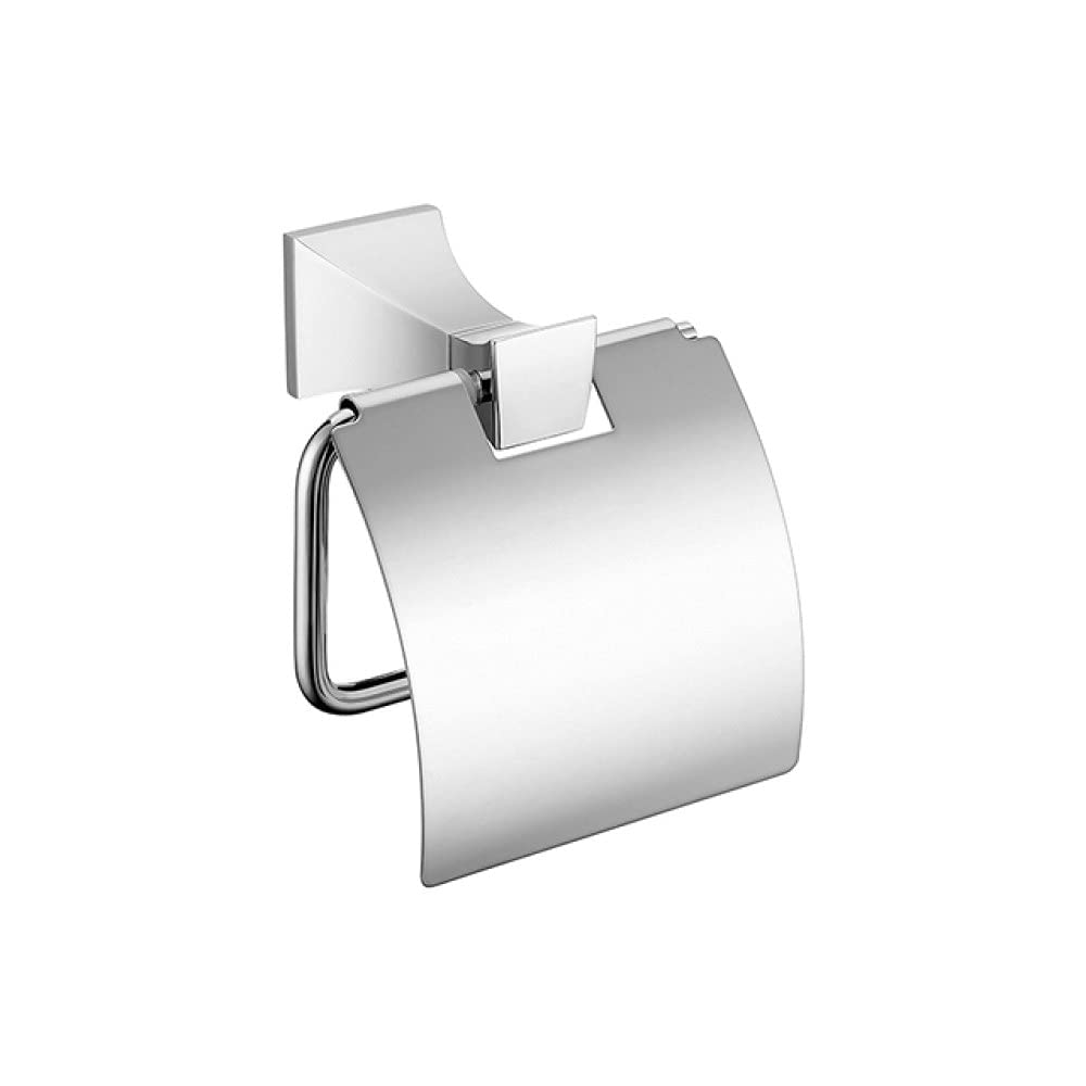 304 Chrome Bathroom Accessories - Wall-Mounted Towel Bar, Paper Hook, Glass Shelf(Ba0016cp-86)