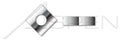 (1500 pcs) M3-0.5, DIN 562, Metric, Square Jam Thin Nuts, A2 Stainless Steel