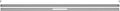 Schluter Kerdi-Line-Vario Linear Shower Drain Kit - Ideal for Modern Bathroom Renovations - 48' Stainless Steel Channel, D13-Herringbone, Pewter - KLVRID13TSG122
