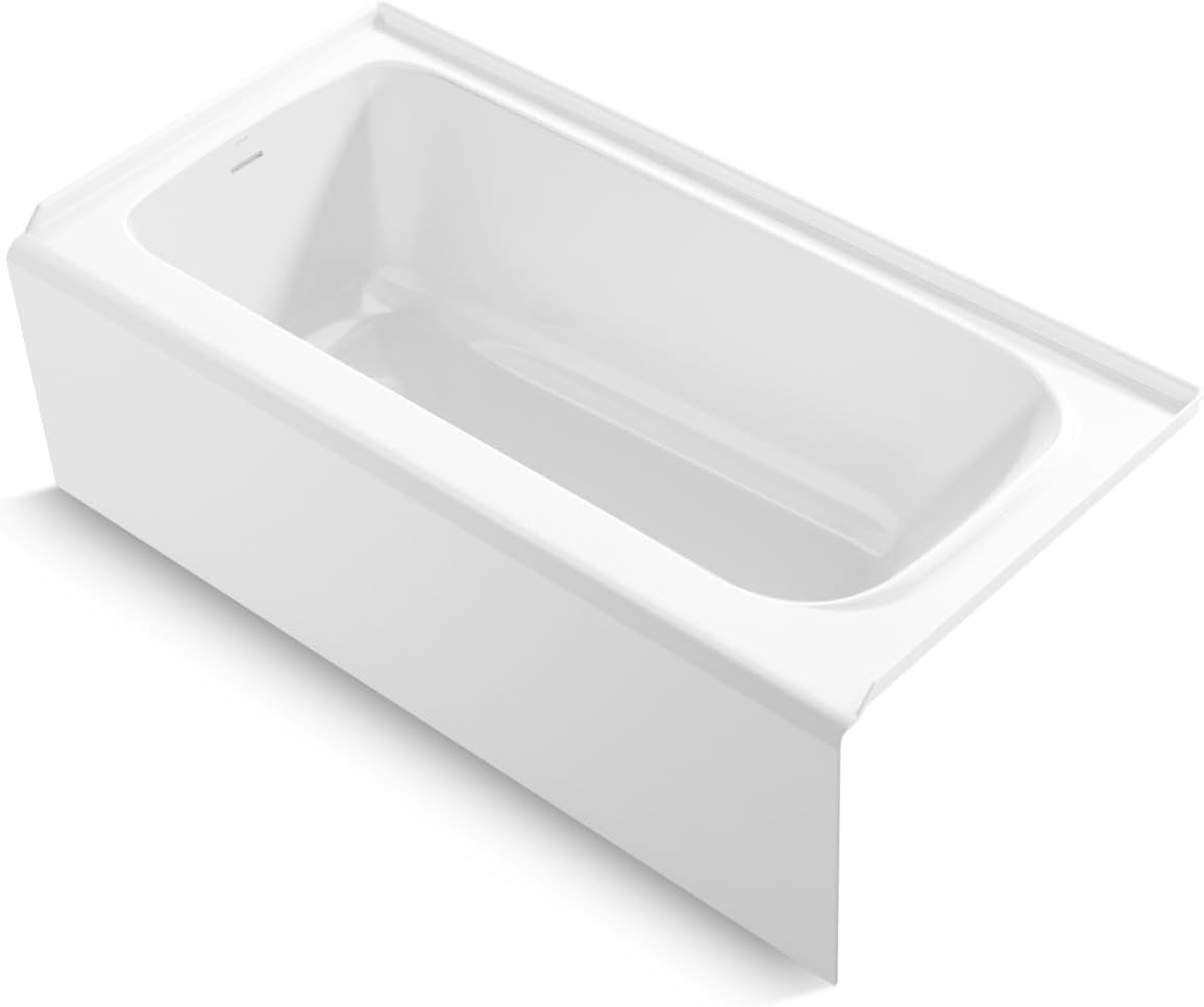 Kohler 25830-LA-0 Avec® 60' x 30' alcove bath, left drain, White