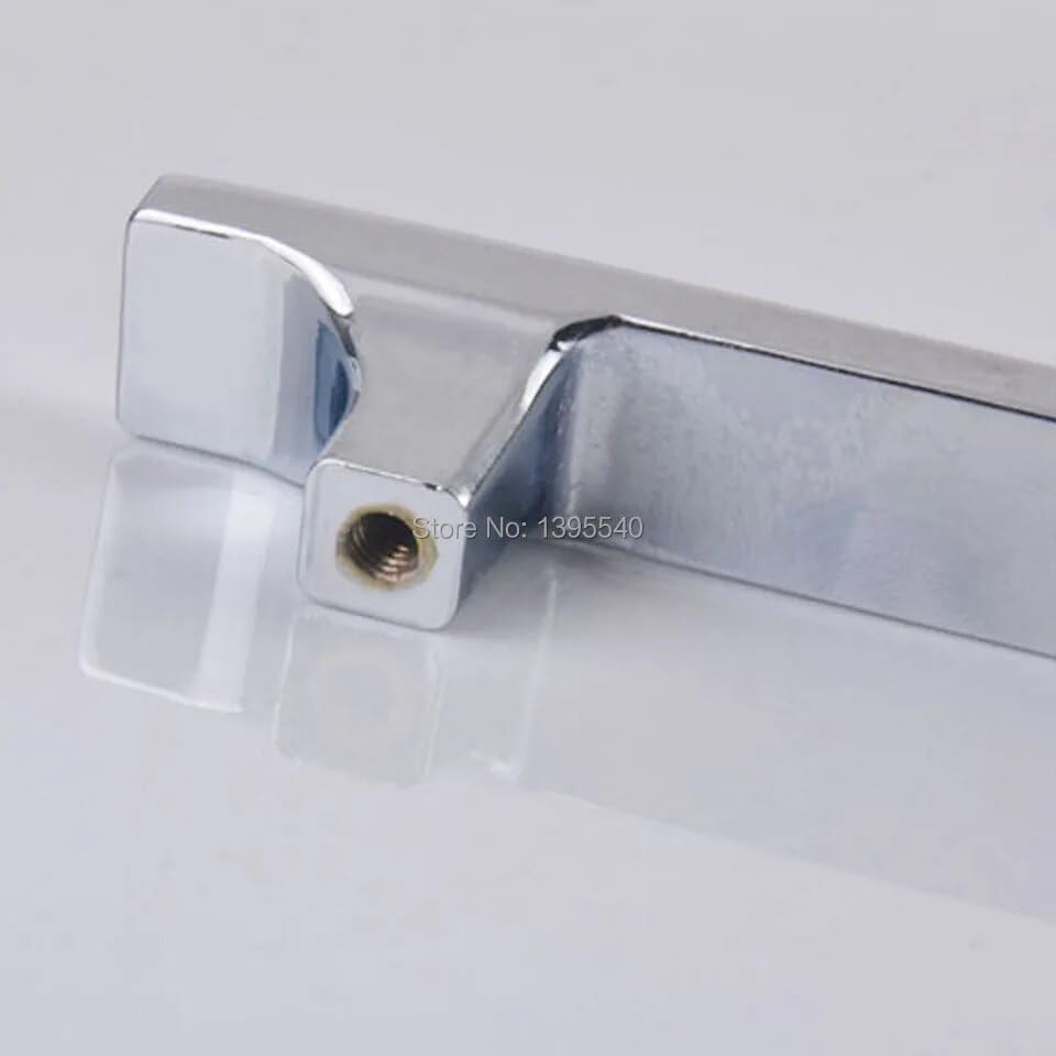 Southst 10pcs 96mm Square Crystal Cabinet Drawer Handle Furniture Hardware Kit Knobs Wardrobe Closet Pulls Shoes Box Handles