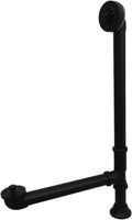 Kingston Brass CC2080 Clawfoot Tub Waste & Overflow Drain, Matte Black