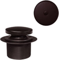 Westbrass D93-50-12 1-1/2' Coarse Thread Tip-Toe Bathtub Drain Plug Trim Set with One-Hole Overflow Faceplate, Oil Rubbed Bronze (50-Pack)