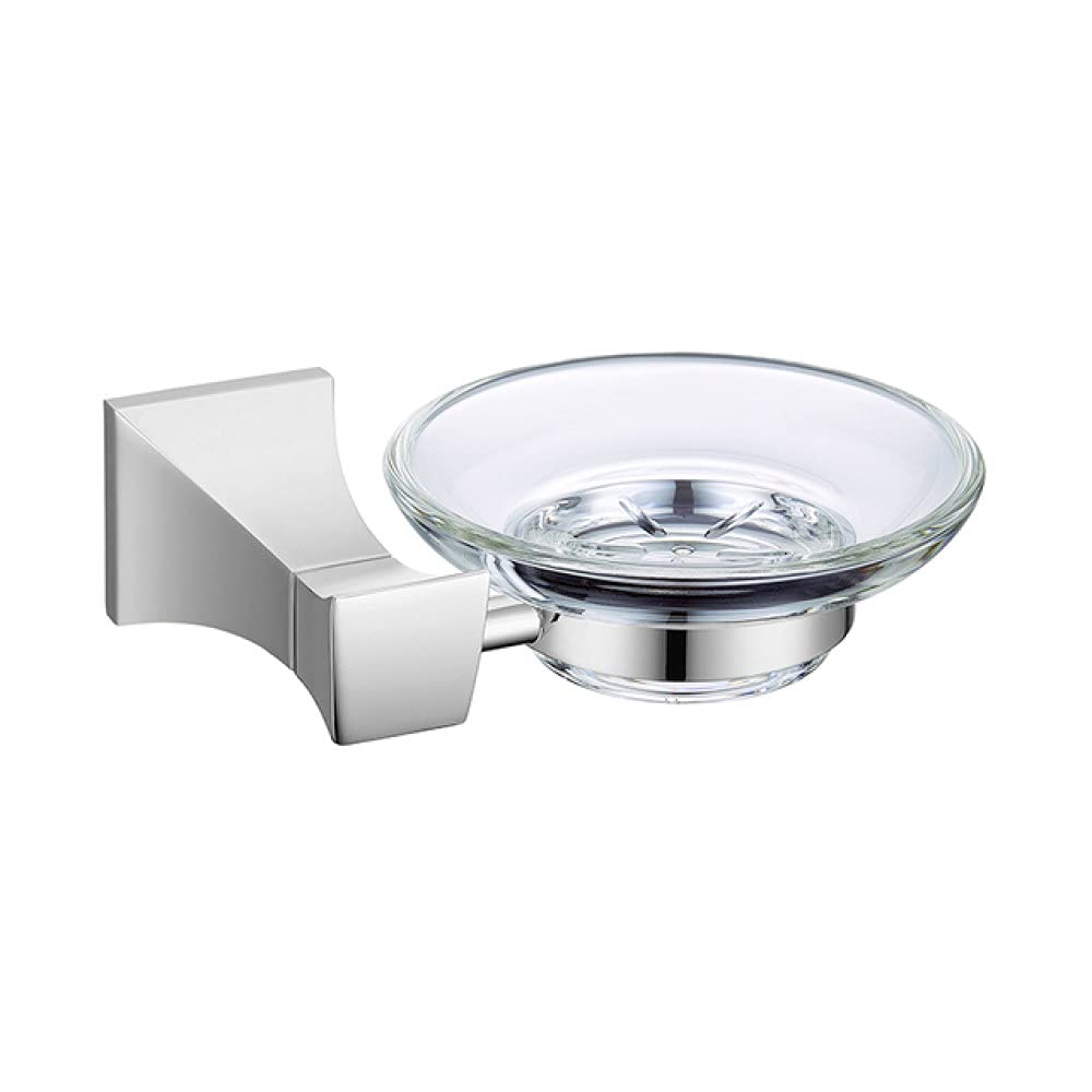 304 Chrome Bathroom Accessories - Wall-Mounted Towel Bar, Paper Hook, Glass Shelf(Ba0012cp-86)