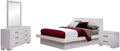 Coaster Jessica California King Bed 4-Piece Set, Cream White