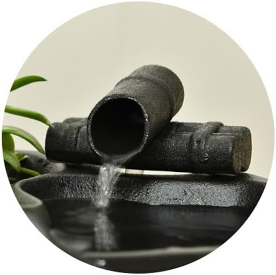 GLigeT Tabletop Fountain Creative Water Fountain Home Living Room Fortune Feng Shui Ornaments Indoor Office Desk Water Decorations Water Fountain Decor