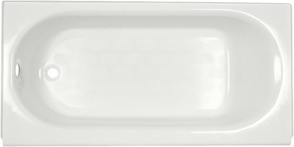 American Standard 2392202ICH.020 Princeton 60 in. x 30 in. Americast Above-Floor Rough-In Bathtub with Left Drain and Built-In Overflow, White