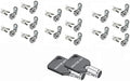 Master Key Lock Tubular Cam Lock 90 Degree Keyed Different Lock w/Master Key 2400MK (15)