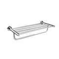 Polished Chrome Bathroom Accessories - Towel Rack, Soap Dish, Toilet Brush & Robe Hook - Modern Wall-Mounted Restrooms(Towel Rack)