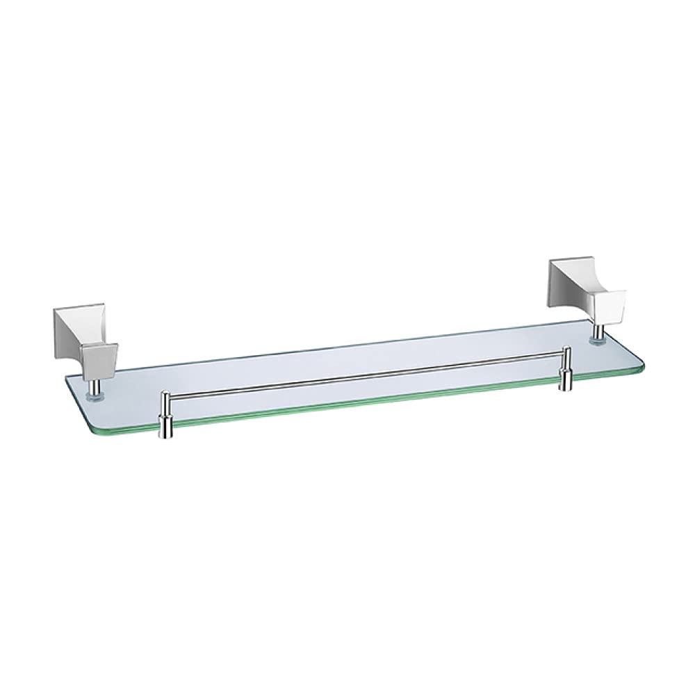 304 Chrome Bathroom Accessories - Wall-Mounted Towel Bar, Paper Hook, Glass Shelf(Ba0022cp-86)